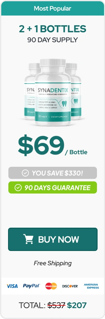 Synadentix three bottles order